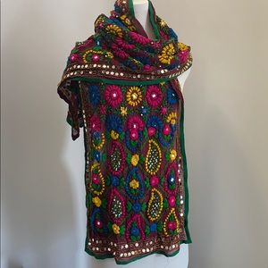 Handmade authentic Indian Scarf/Shawl